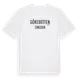 White t-shirt med Gökebotten i Sverige t-shirt