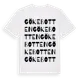 White t-shirt med Gökebotten ordlek t-shirt