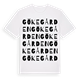 White t-shirt med Gökegården ordlek t-shirt