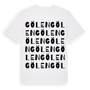 Gölen ordlek t-shirt – ekologisk bomull t-shirt från Pinshirt