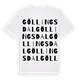 Göllingsdal ordlek t-shirt