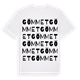 Gömmet ordlek t-shirt