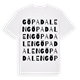 Göpadalen ordlek t-shirt