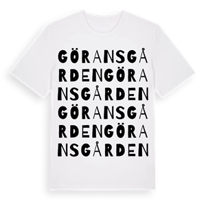 Göransgården ordlek t-shirt – ekologisk bomull t-shirt från Pinshirt