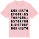 Pink Cotton t-shirt med Göranstorp ordlek t-shirt