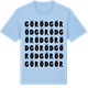 Blue Soul t-shirt med Göröd ordlek t-shirt