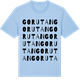 Blue Soul t-shirt med Gorutan ordlek t-shirt