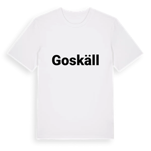 Goskäll fetstil t-shirt – ekologisk bomull t-shirt från Pinshirt