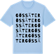 Blue Soul t-shirt med Gössäter ordlek t-shirt