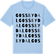 Blue Soul t-shirt med Gossbydal ordlek t-shirt