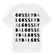 Gossbydal ordlek t-shirt