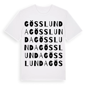 Gösslunda ordlek t-shirt – ekologisk bomull t-shirt från Pinshirt