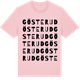 Pink Cotton t-shirt med Gösterud ordlek t-shirt