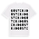 White t-shirt med Gösterud ordlek t-shirt