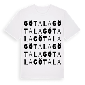 Götala ordlek t-shirt – ekologisk bomull t-shirt från Pinshirt