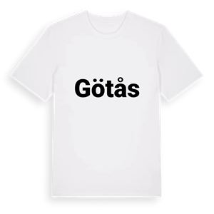 Götås fetstil t-shirt – ekologisk bomull t-shirt från Pinshirt