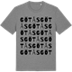Mid Heather Gray t-shirt med Götås ordlek t-shirt