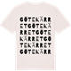 Vintage White t-shirt med Götekärret ordlek t-shirt