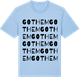 Blue Soul t-shirt med Gothem ordlek t-shirt