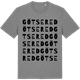 Mid Heather Gray t-shirt med Götsered ordlek t-shirt