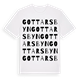 Gottarsbyn ordlek t-shirt