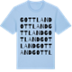 Blue Soul t-shirt med Gottland ordlek t-shirt