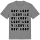 Mid Heather Gray t-shirt med Govik ordlek t-shirt