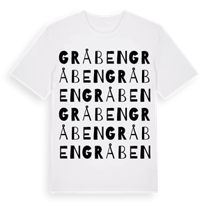 Gråben ordlek t-shirt – ekologisk bomull t-shirt från Pinshirt