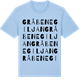 Blue Soul t-shirt med Gråbenegiljan ordlek t-shirt