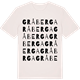 Vintage White t-shirt med Gråberga ordlek t-shirt