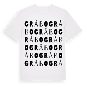 Gråbo ordlek t-shirt – ekologisk bomull t-shirt från Pinshirt