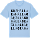 Blue Soul t-shirt med Gråhälla ordlek t-shirt