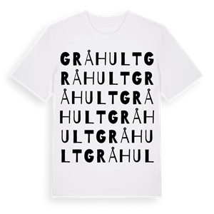 Gråhult ordlek t-shirt – ekologisk bomull t-shirt från Pinshirt