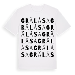 Grälåsa ordlek t-shirt – ekologisk bomull t-shirt från Pinshirt