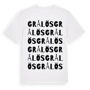 Grålös ordlek t-shirt – ekologisk bomull t-shirt från Pinshirt