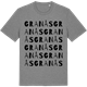 Mid Heather Gray t-shirt med Granås ordlek t-shirt