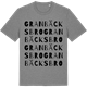 Mid Heather Gray t-shirt med Granbäcksbro ordlek t-shirt