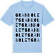 Blue Soul t-shirt med Granbolet ordlek t-shirt