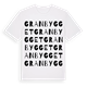 Granbygget ordlek t-shirt