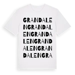 Grandalen ordlek t-shirt – ekologisk bomull t-shirt från Pinshirt