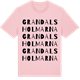 Pink Cotton t-shirt med Grandalsholmarna ordlek t-shirt