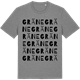 Mid Heather Gray t-shirt med Gräne ordlek t-shirt