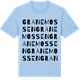 Blue Soul t-shirt med Granemossen ordlek t-shirt