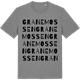 Mid Heather Gray t-shirt med Granemossen ordlek t-shirt