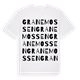 Granemossen ordlek t-shirt