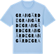 Blue Soul t-shirt med Grangärde ordlek t-shirt