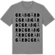 Mid Heather Gray t-shirt med Grangärde ordlek t-shirt
