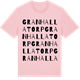 Pink Cotton t-shirt med Granhallatorp ordlek t-shirt