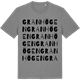 Mid Heather Gray t-shirt med Granhögen ordlek t-shirt