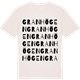 Vintage White t-shirt med Granhögen ordlek t-shirt